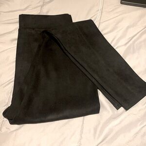 Suede leggings